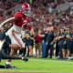 labama Crimson Tide running back Jase McClellan (2) carries the ball against the Vanderbilt Commodores during the second half at Bryant-Denny Stadium.